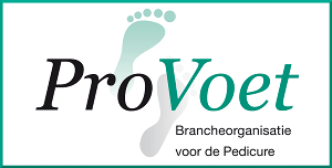 Logo van brancheorganisatie voor de pedicure: ProVoet
